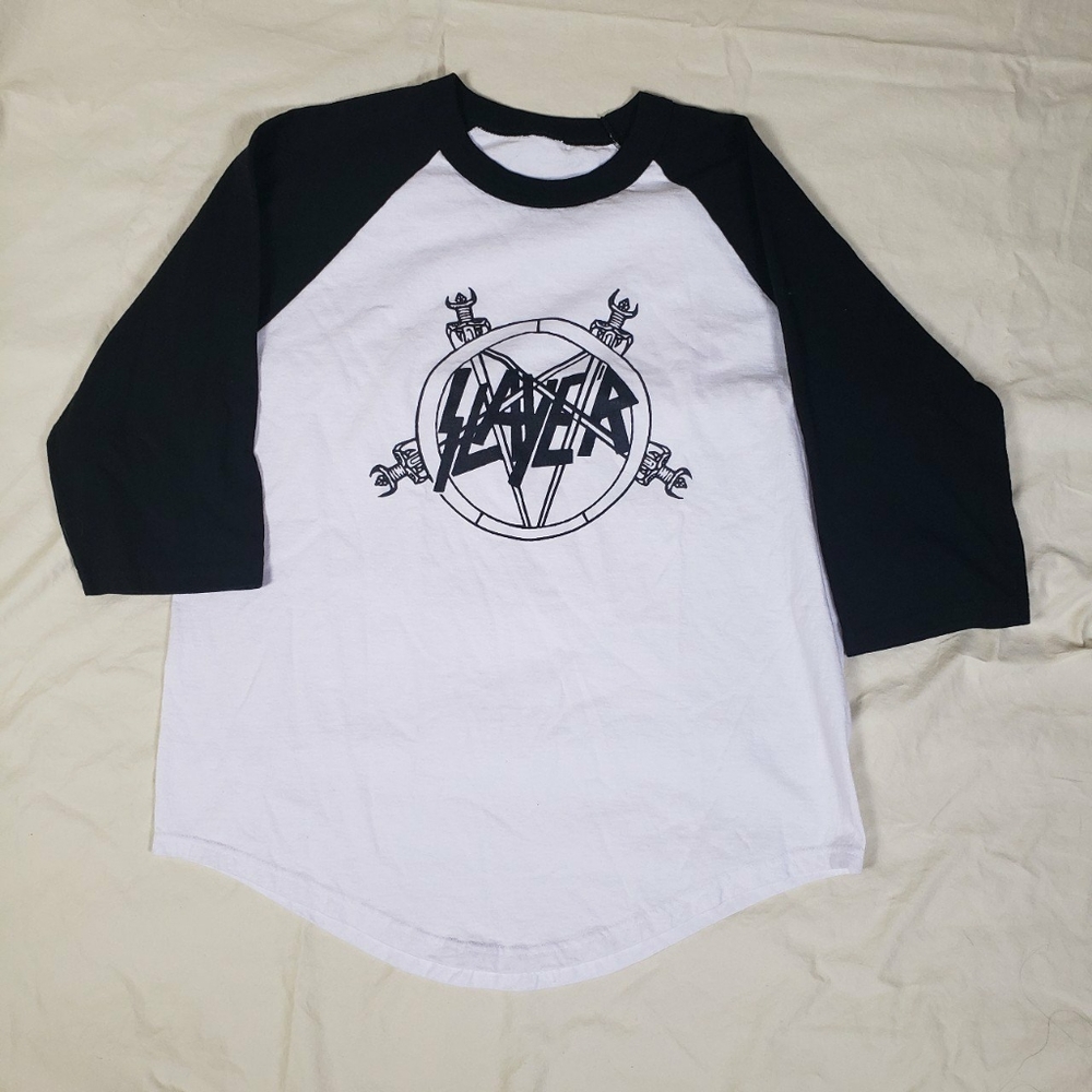 Slayer band logo long sleeve shirt, tagless, no si